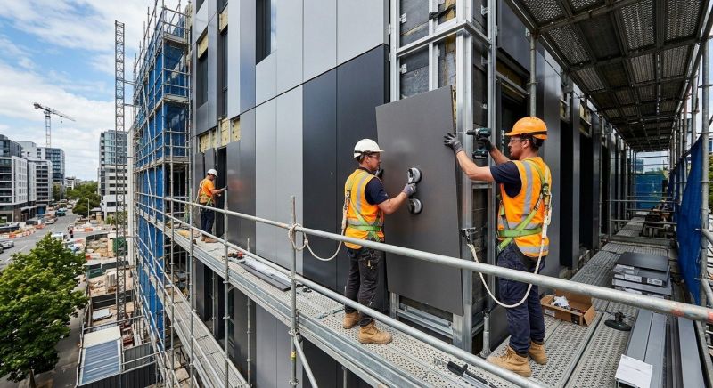 Facade Cladding Installation