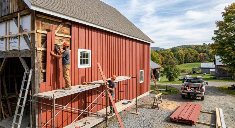 Barn Siding Installation in Rutherford County, NC