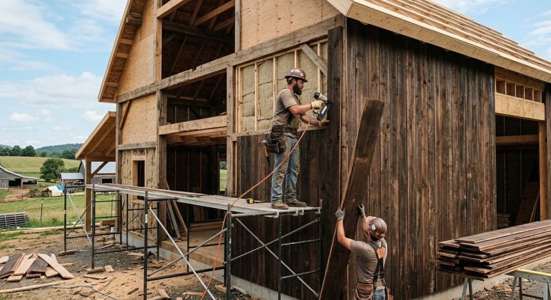 Barn Siding Installation in Nebo, NC