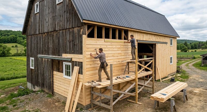 Barn Siding Installation in Rutherfordton, NC