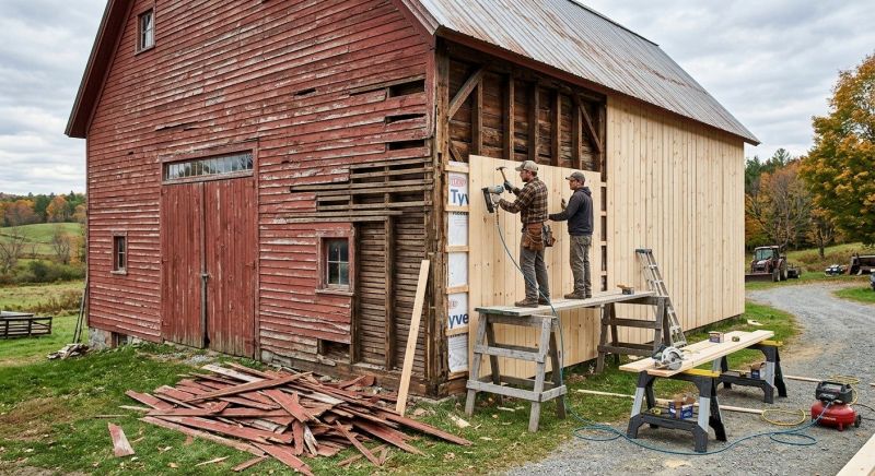 Barn Siding Replacement in Mill Spring, NC