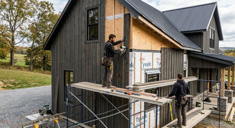 Barn Wood Siding Installation in Rutherford County, NC