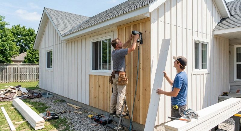 Batten Siding Installation in Henrietta, NC