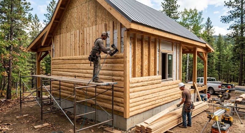 Cabin Siding Installation in Rutherford County, NC