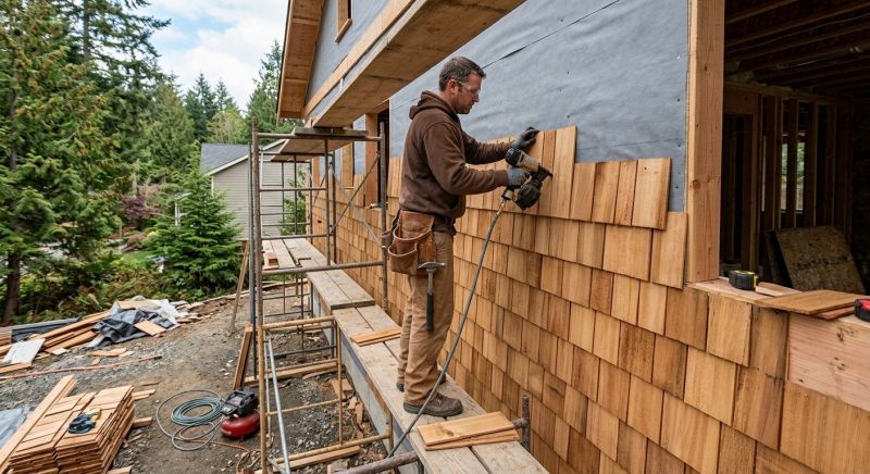 Cedar Siding Installation in Chesnee, SC