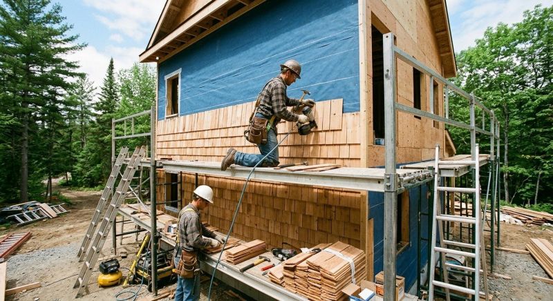 Cedar Siding Installation in Rutherford County, NC
