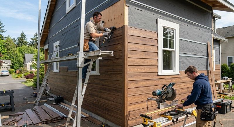 Engineered Siding Installation in Polk County, NC