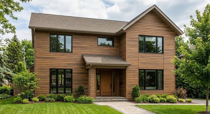 Faux Wood Siding Installation in Columbus, NC