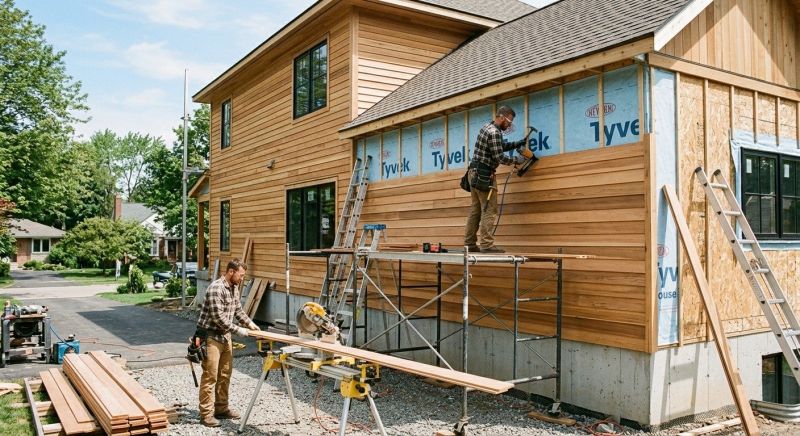 Faux Wood Siding Installation in Cowpens, SC