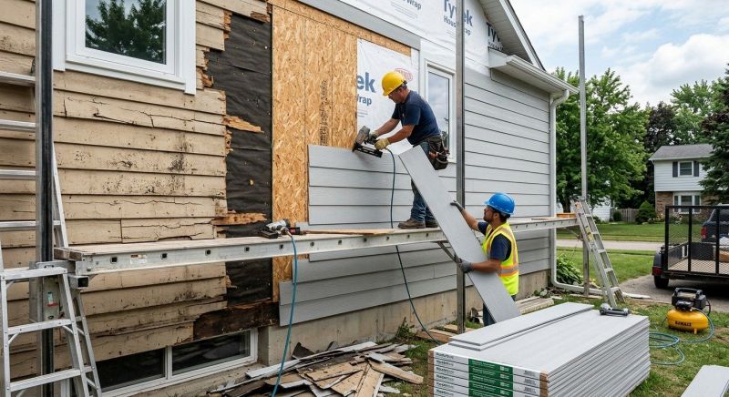 Fiberboard Siding Installation in Rutherford County, NC
