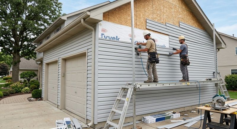Garage Siding Installation in Rutherford County, NC