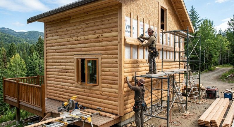 Log Siding Installation in Landrum, SC