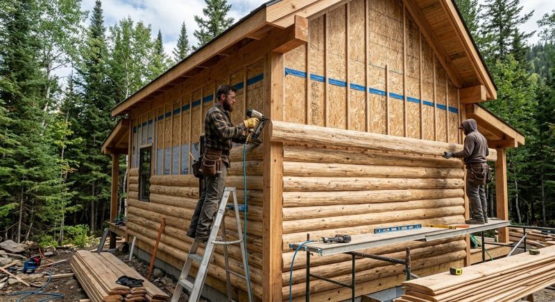 Log Siding Installation in Nebo, NC