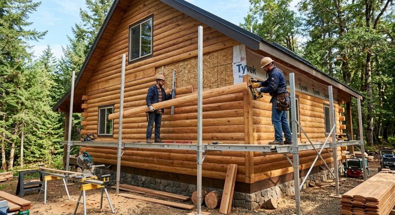 Log Siding Installation in Rutherfordton, NC