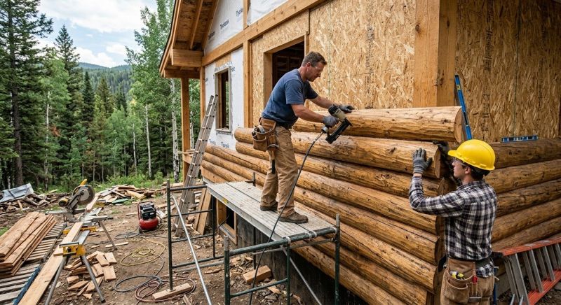 Log Siding Replacement in Rutherford County, NC