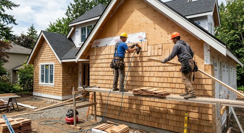 Shake Siding Installation in Henrietta, NC