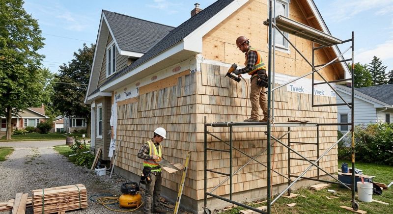 Shingle Siding Installation in Rutherford County, NC