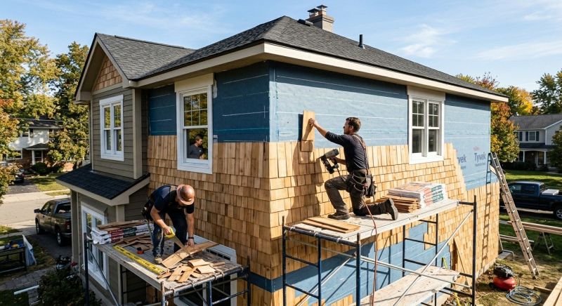 Shingle Siding Installation in Rutherford County, NC