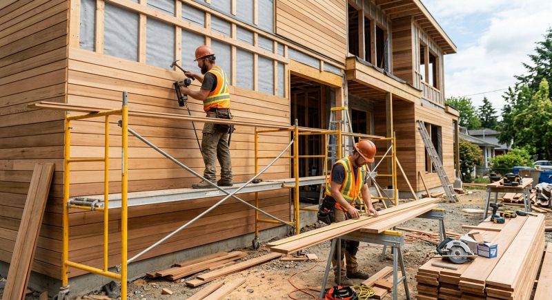 Wood Cladding Installation in Rutherford County, NC