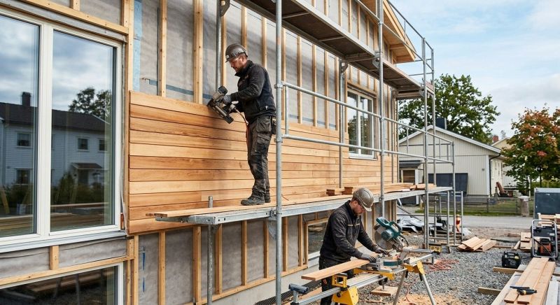 Wood Cladding Installation in Rutherford County, NC