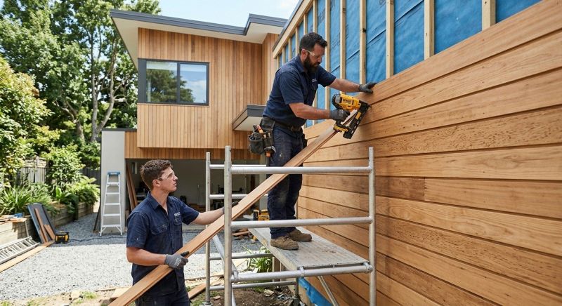 Wood Cladding Installation in Rutherford County, NC