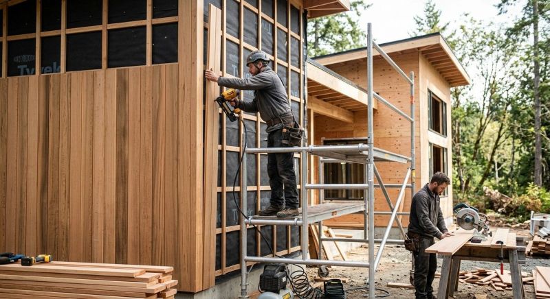 Wood Cladding Installation in Rutherfordton, NC