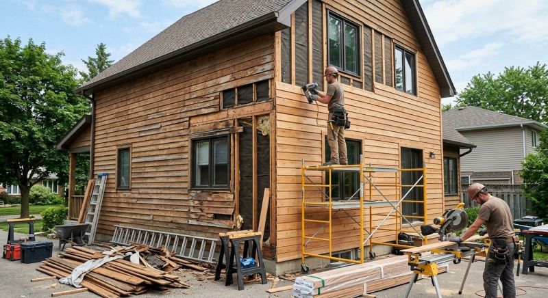 Wood Cladding Replacement in Rutherford County, NC