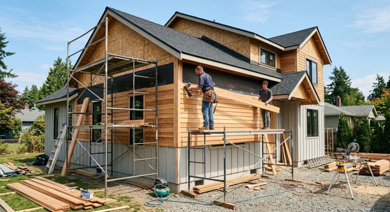 Wood Siding Installation in Polk County, NC